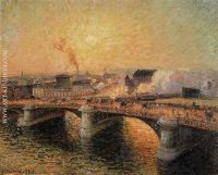 The Boieldieu Bridge Rouen Sunset