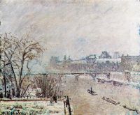 The Seine Viewed from the Pont Neuf Winter