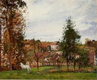 Landscape with a White Horse in a Meadow L Hermitage