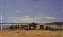 Brittany Fishermen s Wives on the Shore