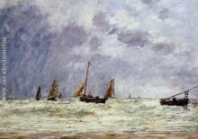 Berck the Departure of the Boats