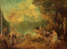 The Pilgrimage to Cythera after Watteau 
