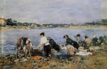 Laundresses on the Banks of the Touques 13