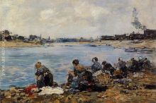 Laundresses on the Banks of the Touques 14