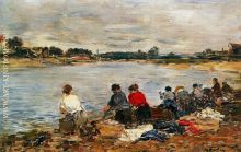 Laundresses on the Banks of the Touques 01