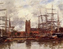 Dordrecht View of the Port