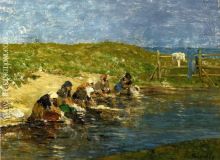 Laundresses by the Sea