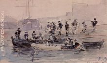 Study for Marines Landing in Brest Harbor 