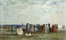 Bathers on the Beach at Trouville