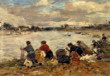 Laundresses on the Banks of the Touques 04