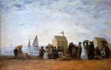 Beach at Trouville 