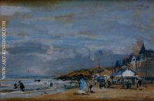 The Beach at Trouville 01
