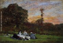 Luncheon on the Grass the Family of Eugene Manet