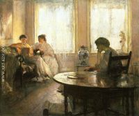 Three Girls Reading