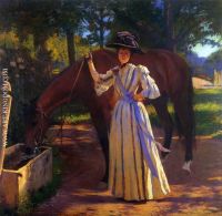 Girl and Horse