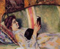 Portrait of Marguerite Guillaumin Reading