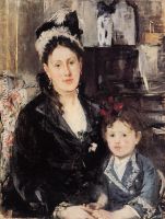 Portrait of Maria Boursier and Her Daughter