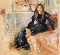 Julie Manet and Her Greyhound Laertes