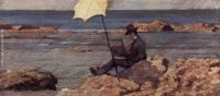 Silvestro Lega in Riva al Mare malend