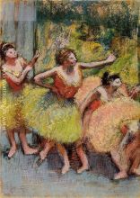 Dancers in Green and Yellow