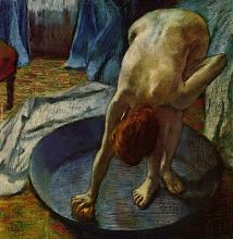 Woman in the bath tub