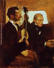 Degas Father Listening to Lorenzo Pagans