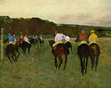 Running horses in Longchamp