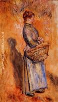 Peasant Woman Standing in a Landscape