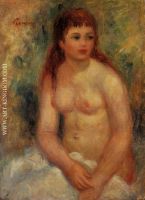 Seated Young Woman, Nude