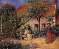 Garden Scene in Brittany