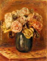 Roses in a Blue Vase 2