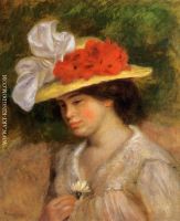 Woman in a Flowered Hat