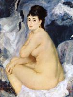 Nude Seated on a Sofa