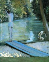 Bather Preparing to Dive Banks of the Yerres