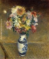 Chrysanthemums in a Vase