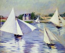 Sailboats on the Seine at Argenteuil