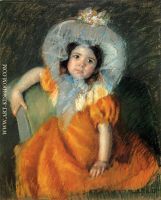 Child In Orange Dress