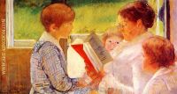 Mrs Cassatt Reading to Her Grandchildren