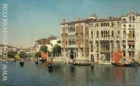 A view of Palazzo Cavalli and Palazzo Barbaro on the Grand Canal