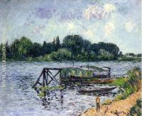 The Laundry Boat on the Seine at Herblay