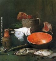 Still Life with Fish and Copper Bowl