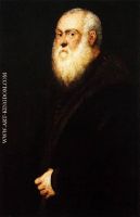 Portrait of a White Bearded Man