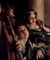 Adoration of the Shepherds The Night detail shepherds