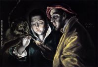 An Allegory with a Boy Lighting a Candle in the Company of an Ape and a Fool