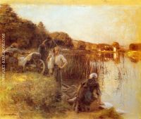 Washerwomen on the Banks of the Marne