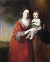 Mrs John Dickenson and Her Daughter