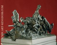 The Anzacs Maquette for Desert Mounted Corps memorial competition 
