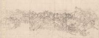 Design for The charge of the Australian Light Horse at Beersheba 