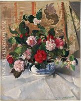 Still life camellias