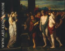 Pylades and Orestes Brought as Victims before Iphigenia